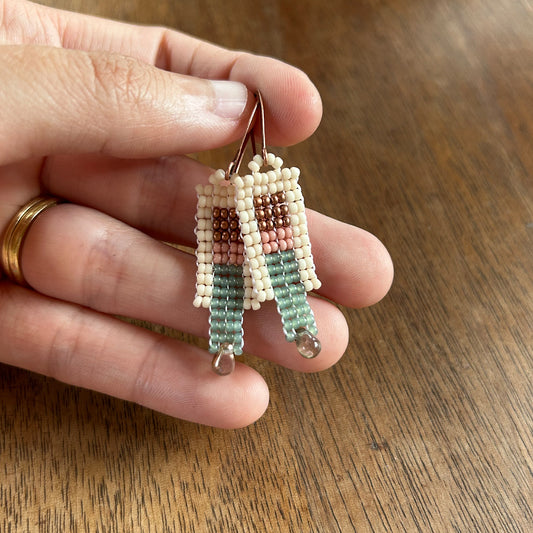 Colorblock Dangle Earrings
