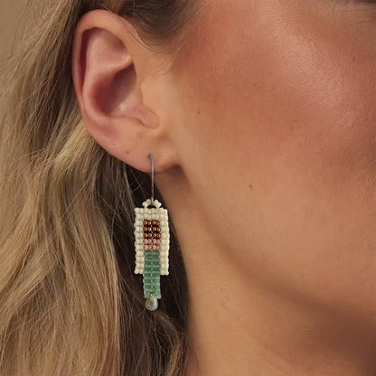 Colorblock Dangle Earrings