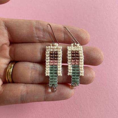 Colorblock Dangle Earrings